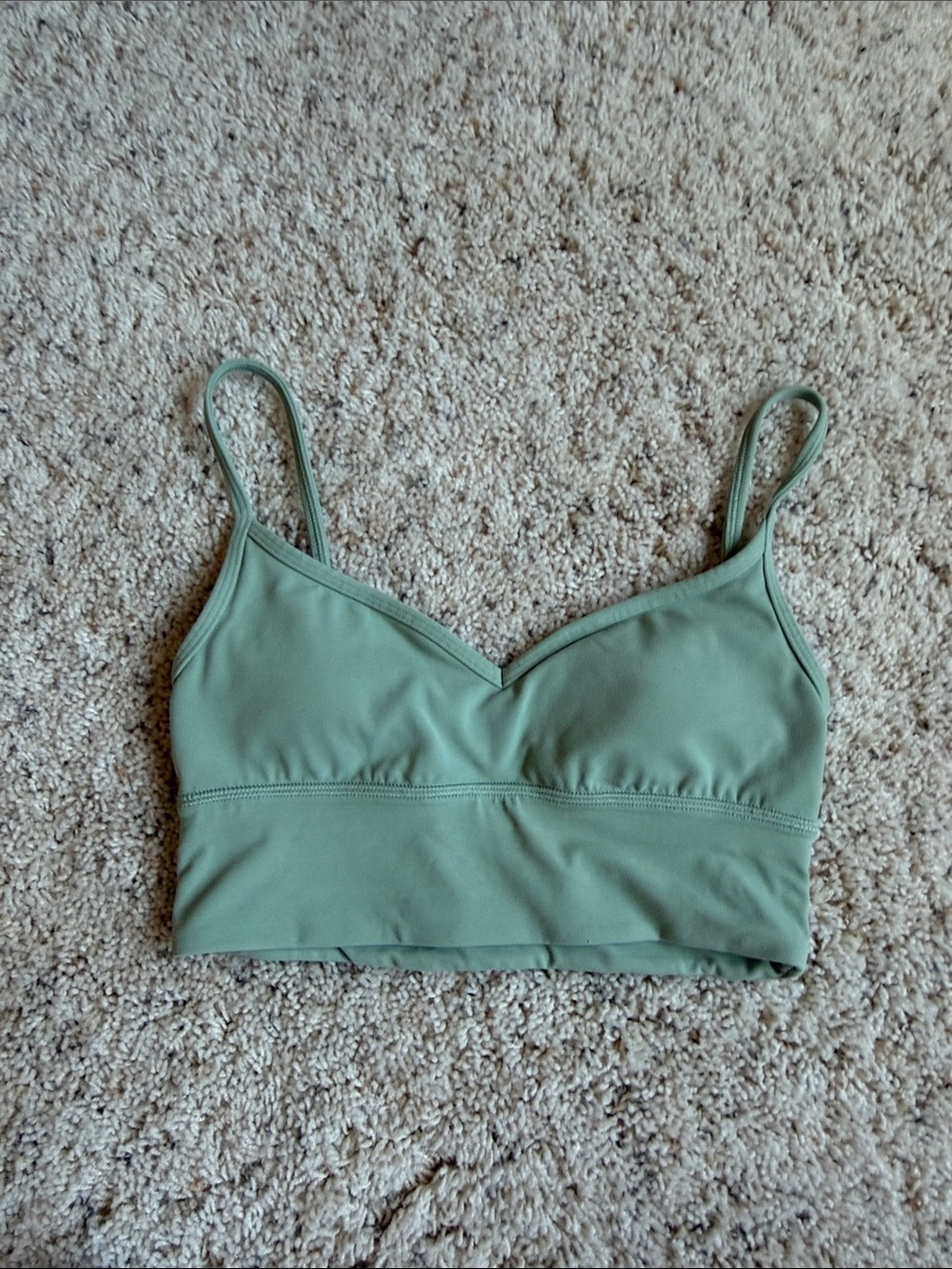 lululemon athletica Sage Green Lightweight Sports Bra